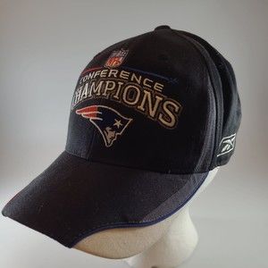 Reebok New England Patriots conference champions hat XLII 2007 - 2008 Tom Brady